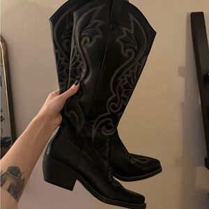 Rollda Knee High Cowgirl Boots